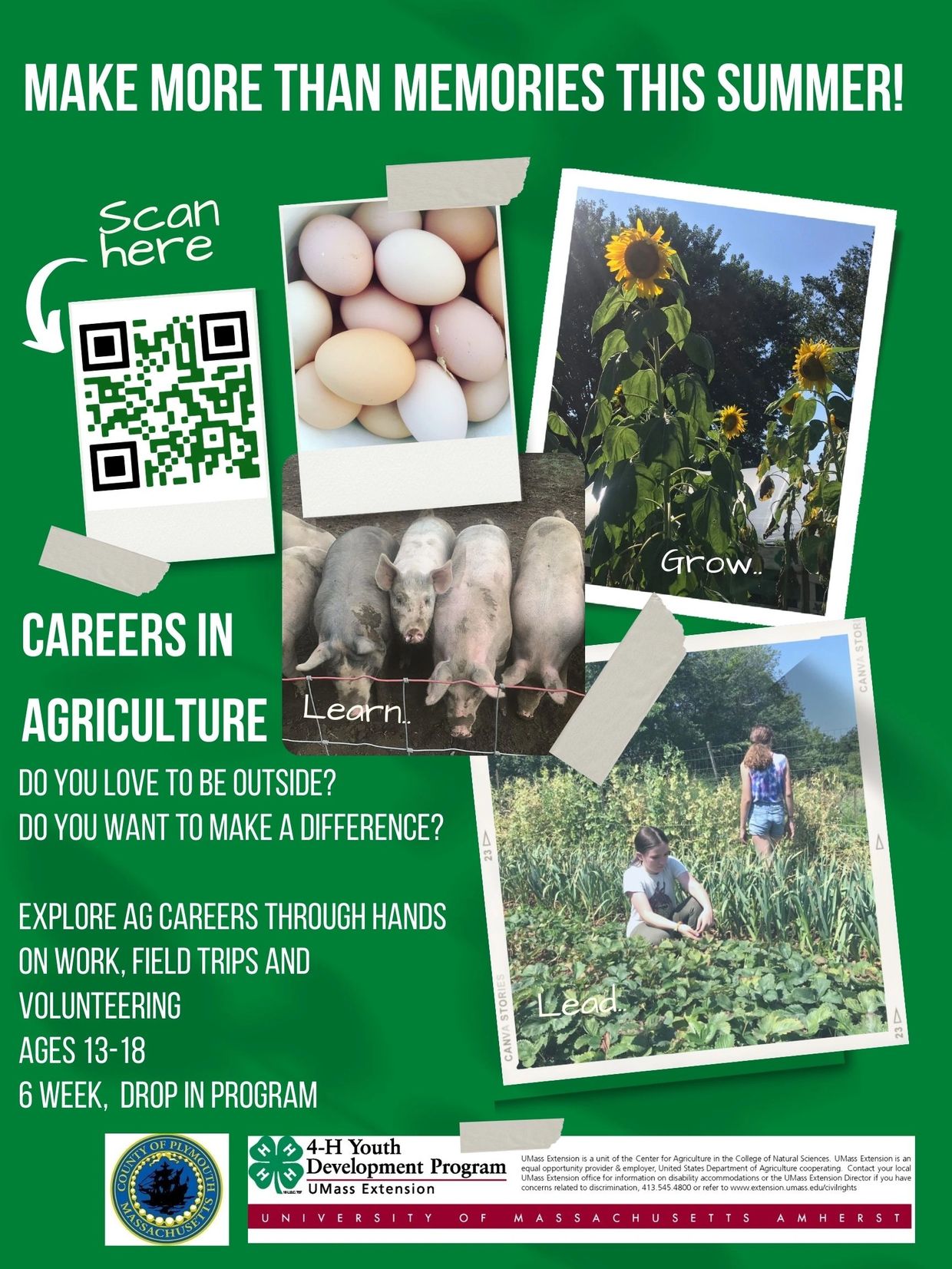 Careers In Agriculture Plymouth County 4H & Extension